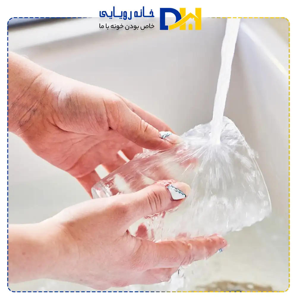 تمیز کردن ظروف شیشه ای حساس در سه سوت!